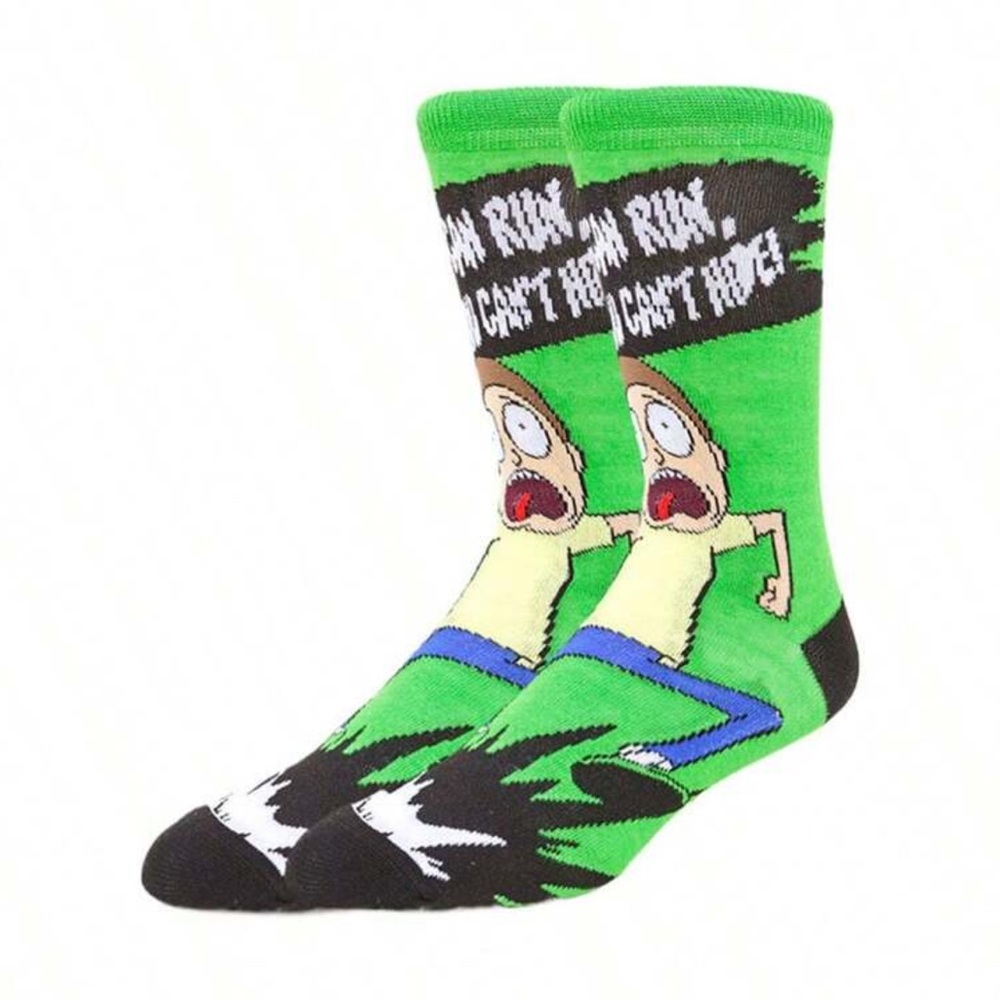 •Rick & Morty• Graphic Mismatch Unisex Socks 3 for $21